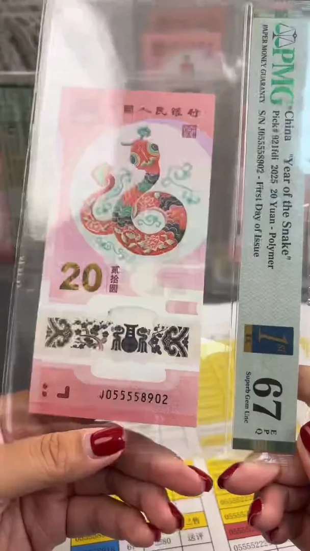 塑料蛇钞PMG055558902如意号福利t