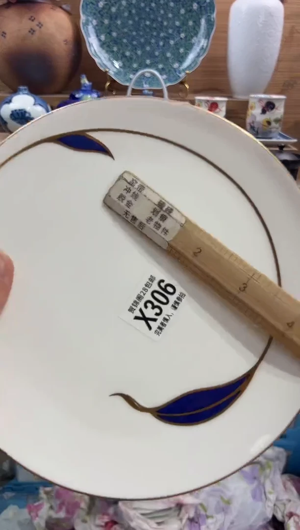 瓷片在**面      X306