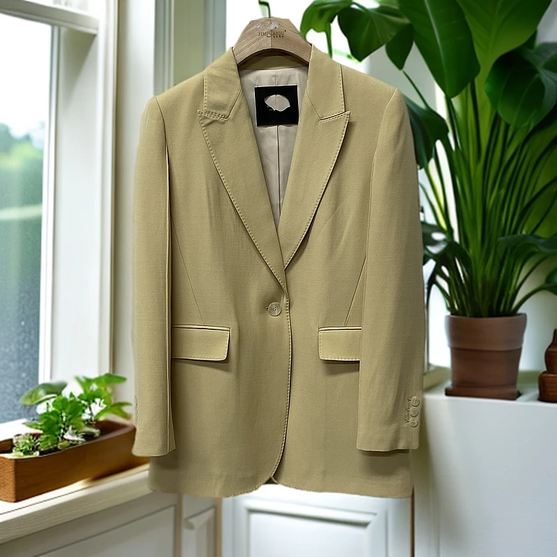 LR  常规款丝毛混纺西装外套 LWL333T007