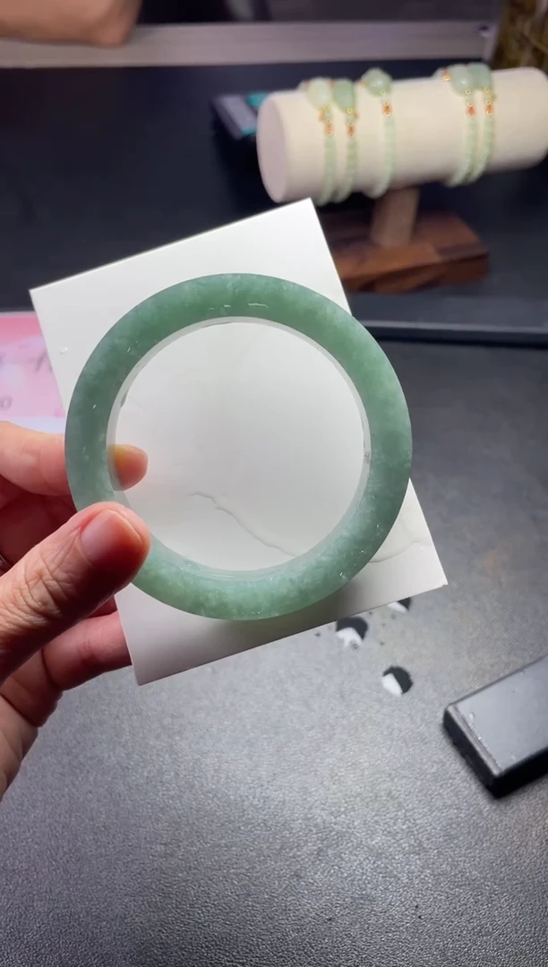 未镶嵌手镯定制翡翠小****水定制手镯ADL/DZS