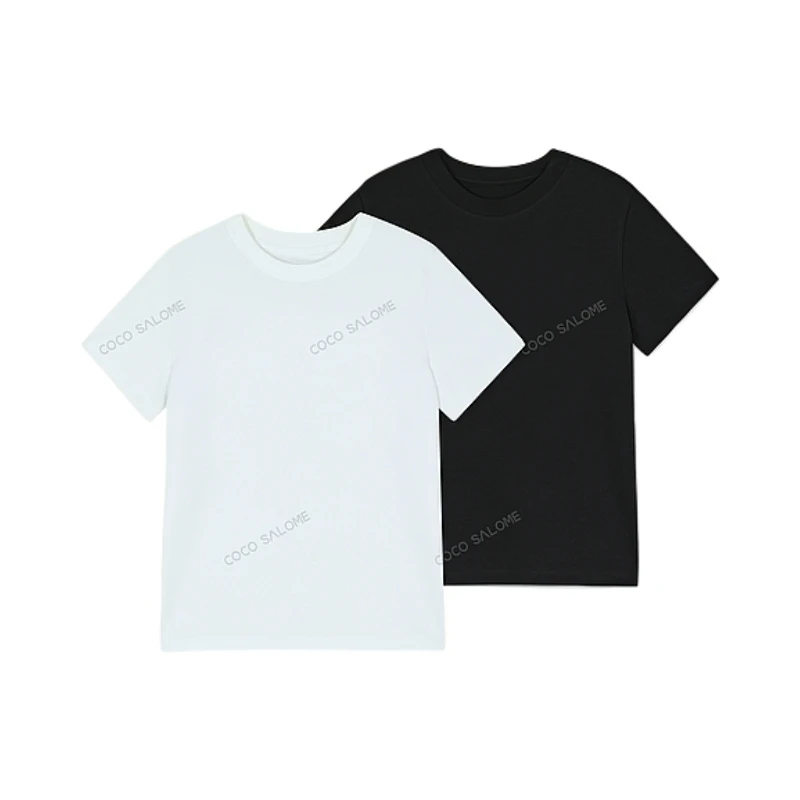 七七【三角洲】瘦身圆领休闲百搭女款圆领短袖785L