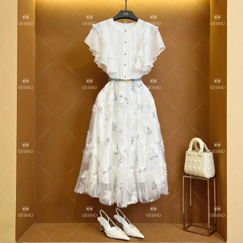【G】春夏丨设计师款轻奢气质显瘦女装连衣裙 CX-2024275