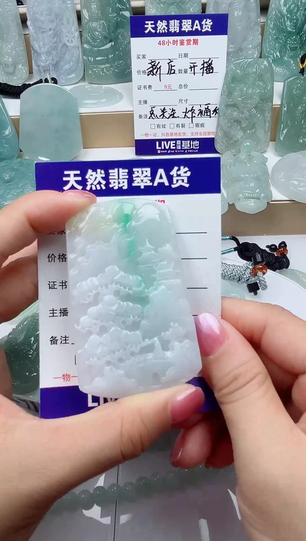 颈饰未镶嵌翡翠