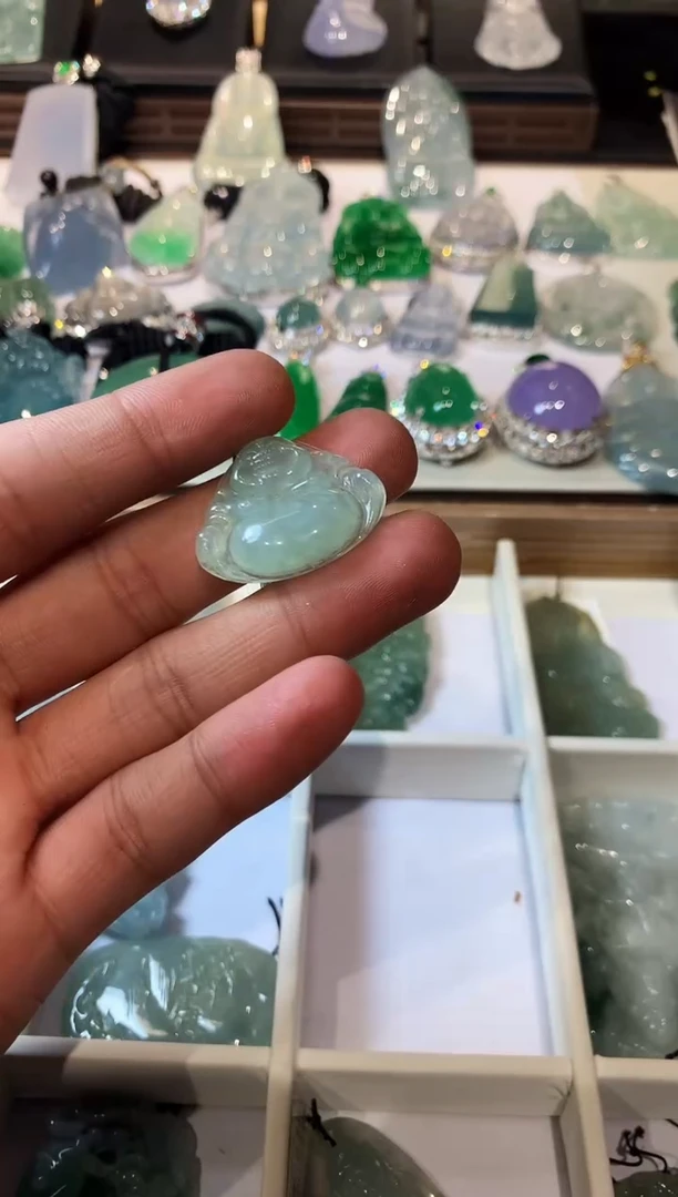 未镶嵌定制翡翠用****05059毛货不退不换