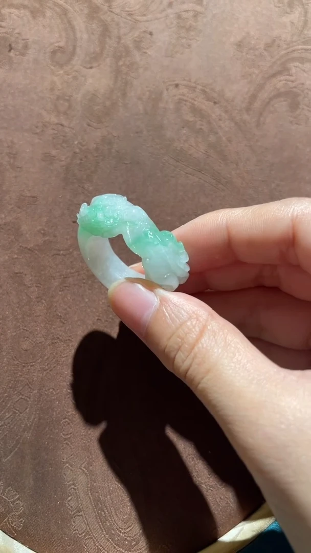 未镶嵌戒指翡翠红翡绿翠