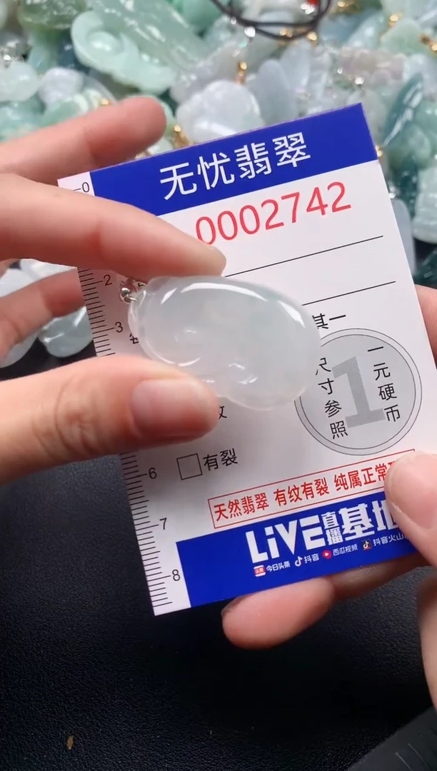 吊坠(不含链)未镶嵌翡翠2742