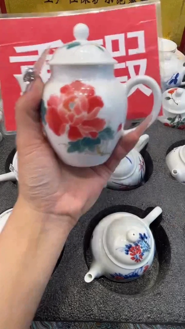 杯子瓷景德镇手工手绘陶瓷