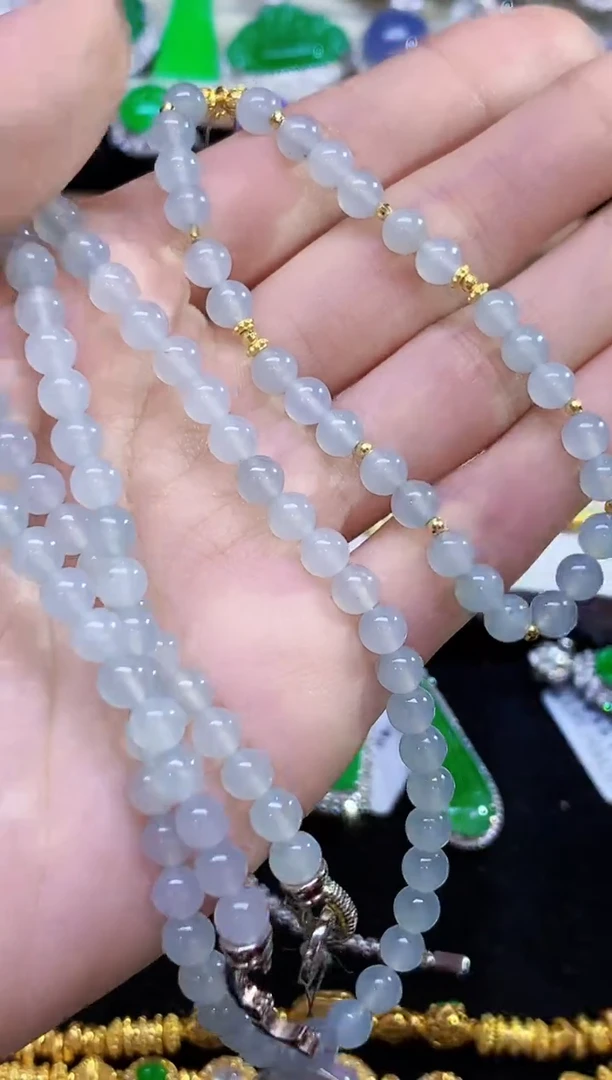 18K金镶嵌手串翡翠SY多样性发其一