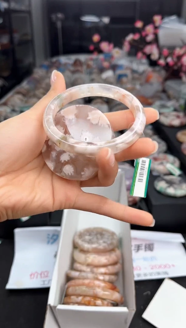 石英质玉手镯未镶嵌62圈口（赠送镯心）342819