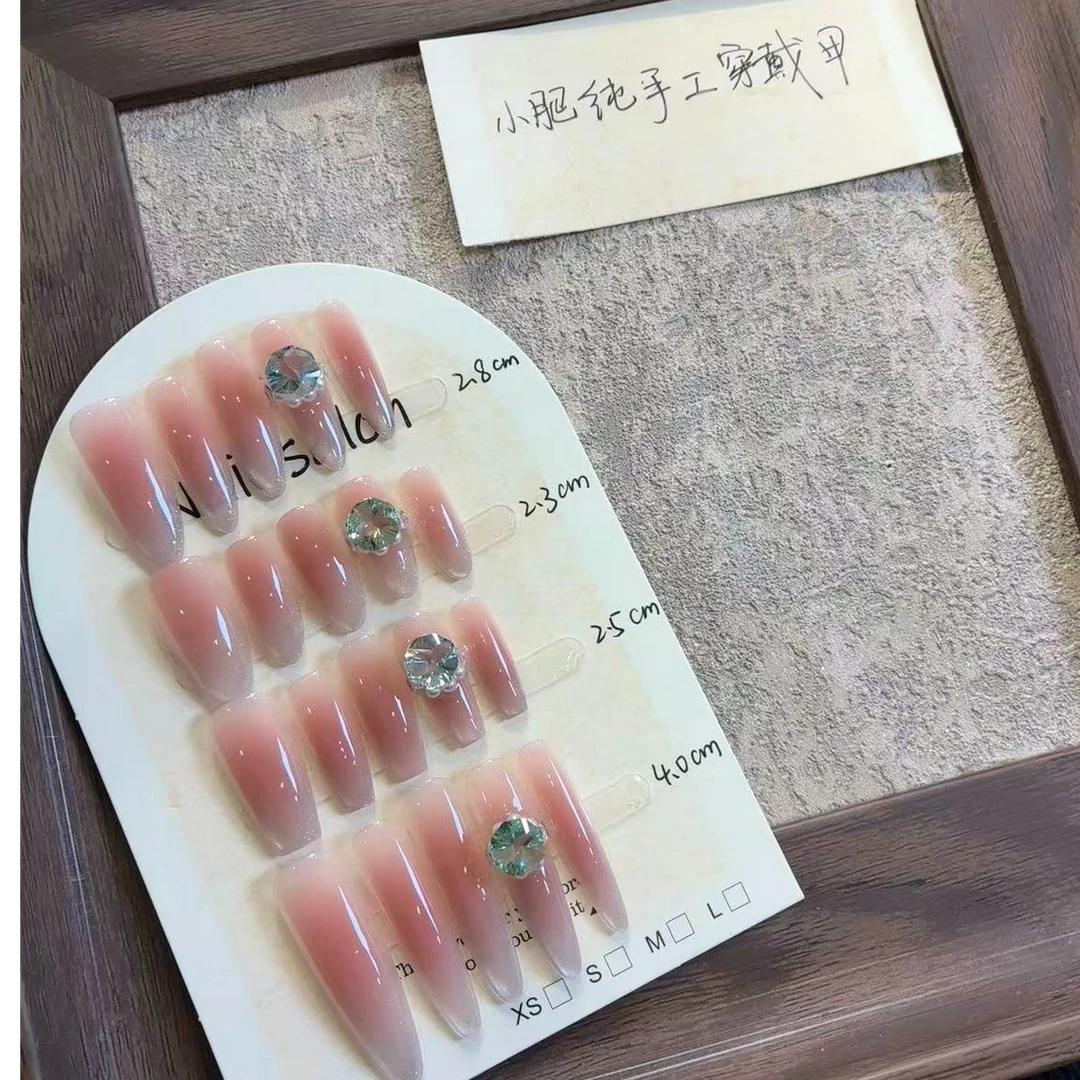 乍见之欢—珠宝级镶嵌锆石莫比乌斯切纯手工-显白秋冬穿戴甲