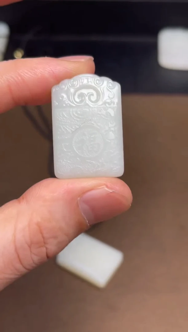 【闪购商品】和田玉颈饰未镶嵌22 满工福字