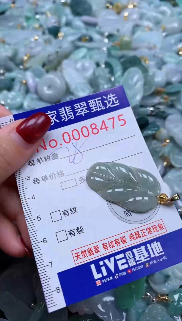 颈饰未镶嵌翡翠8475