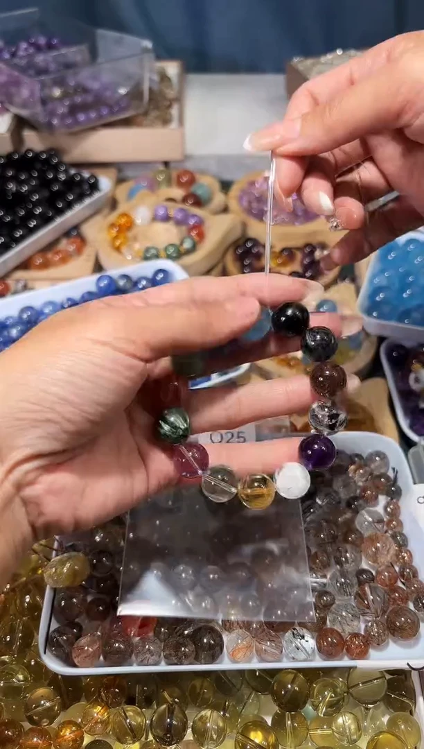 未镶嵌手串水晶??Q25多宝手串拍10