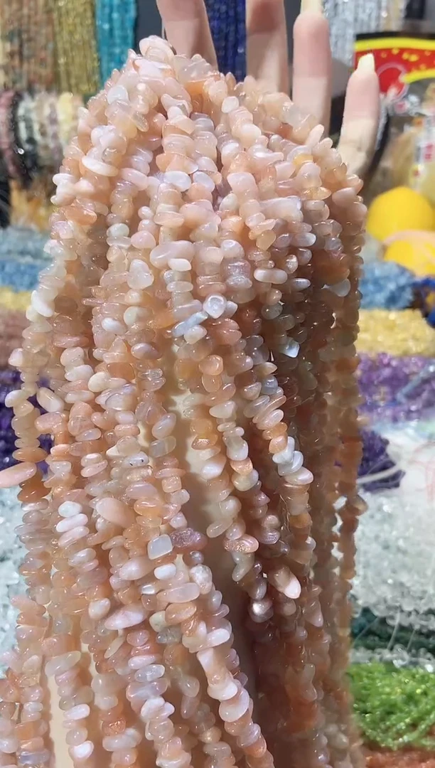 未镶嵌珠宝半成品水晶橙月光