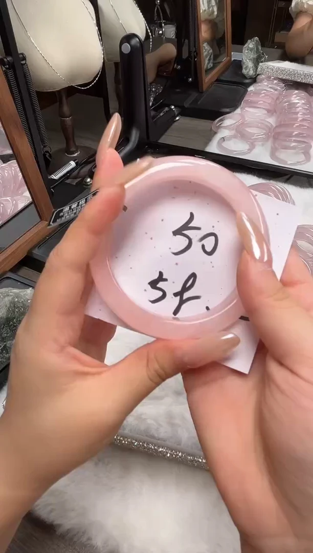 未镶嵌手镯水晶50粉水(清仓默认微瑕不扣细节)