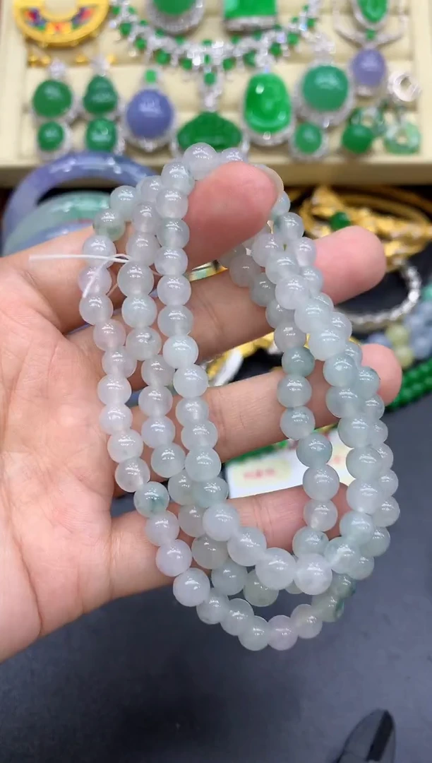 颈饰未镶嵌翡翠327-中国好珍宝