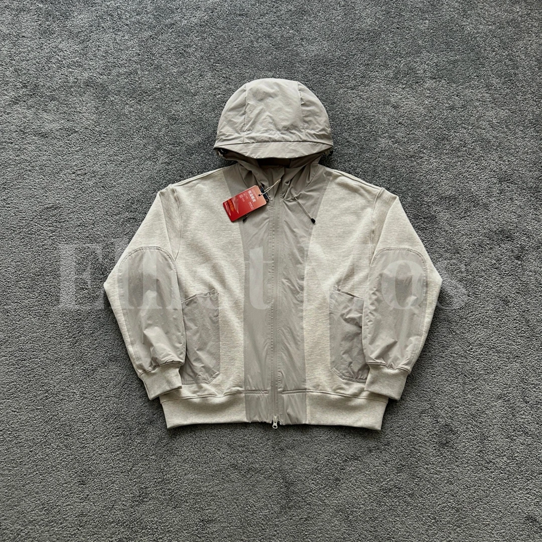 户外元素拼接~Splicing Hoodie 430g连帽口袋休闲卫衣-0998