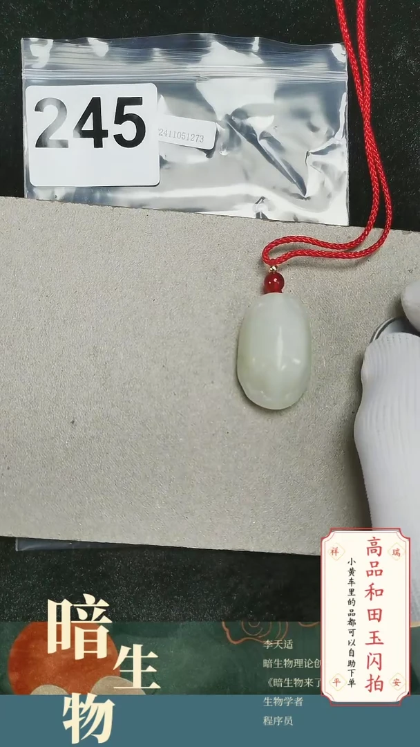 【闪购商品】和田玉吊坠(赠链)未镶嵌245