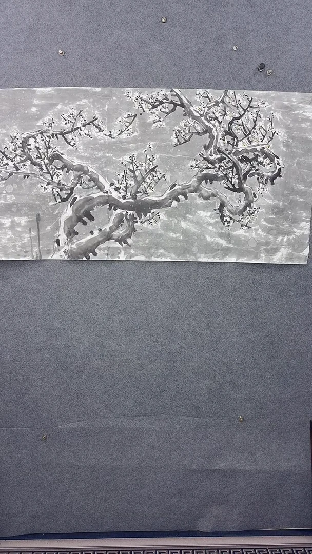 国画136*68吴铁成作品