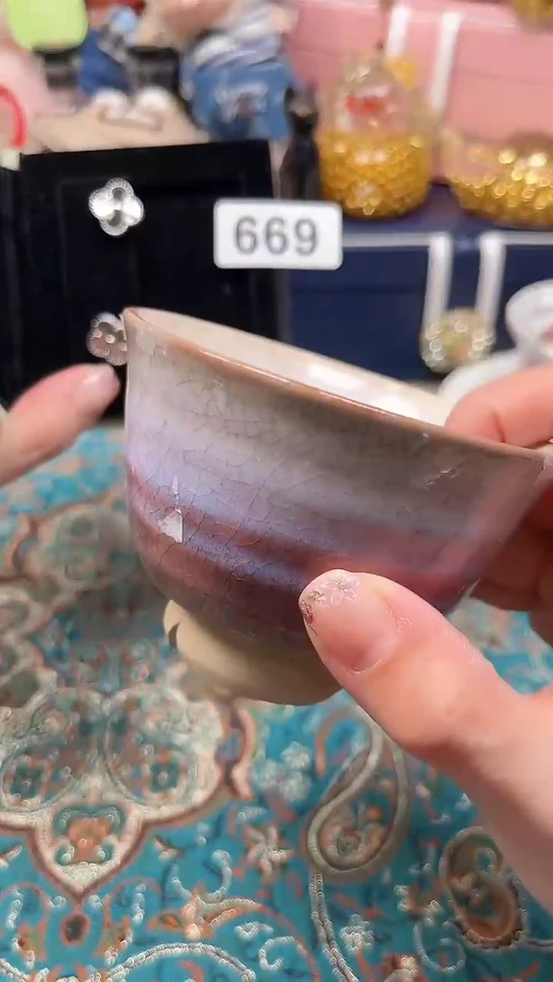 瓷片瓷片柴窑烧制半手工多人