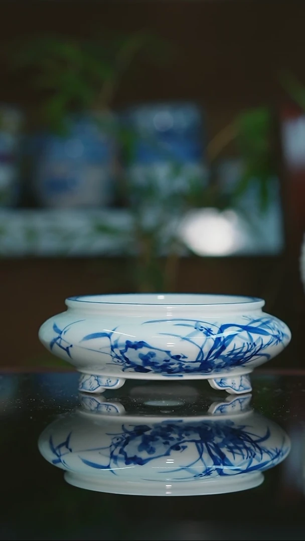 【闪购商品】手绘陶瓷内口9.3高5深