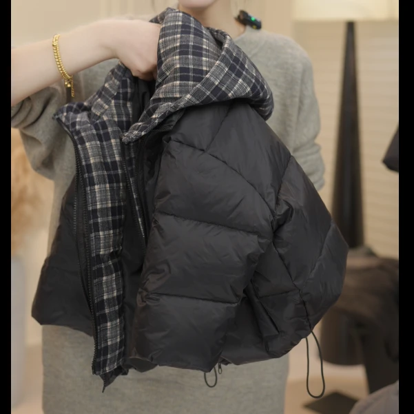 现货-【兔小呗】【90白鸭绒】冬装儿童拼两件连帽保暖羽绒服HCXZ3922