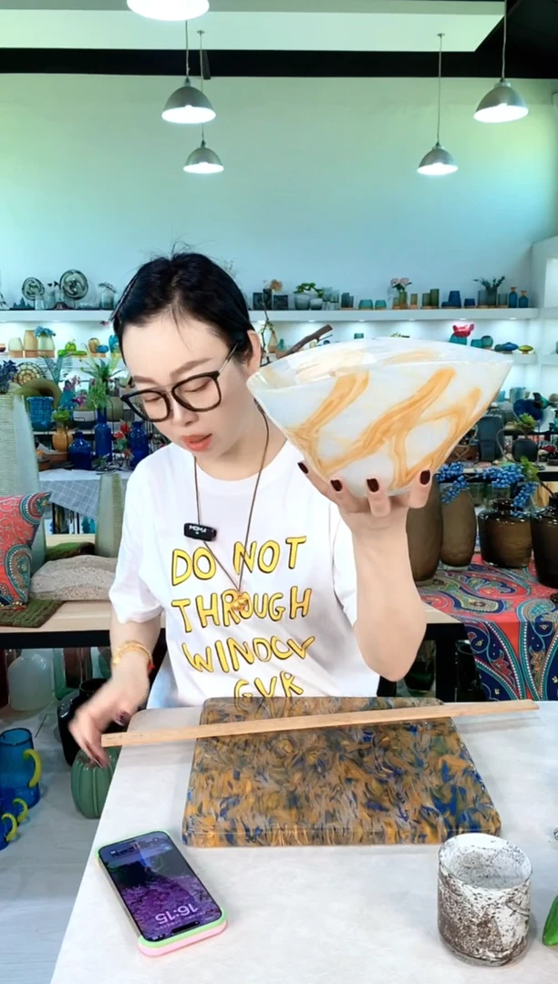 慕忆家手作琉璃花瓶