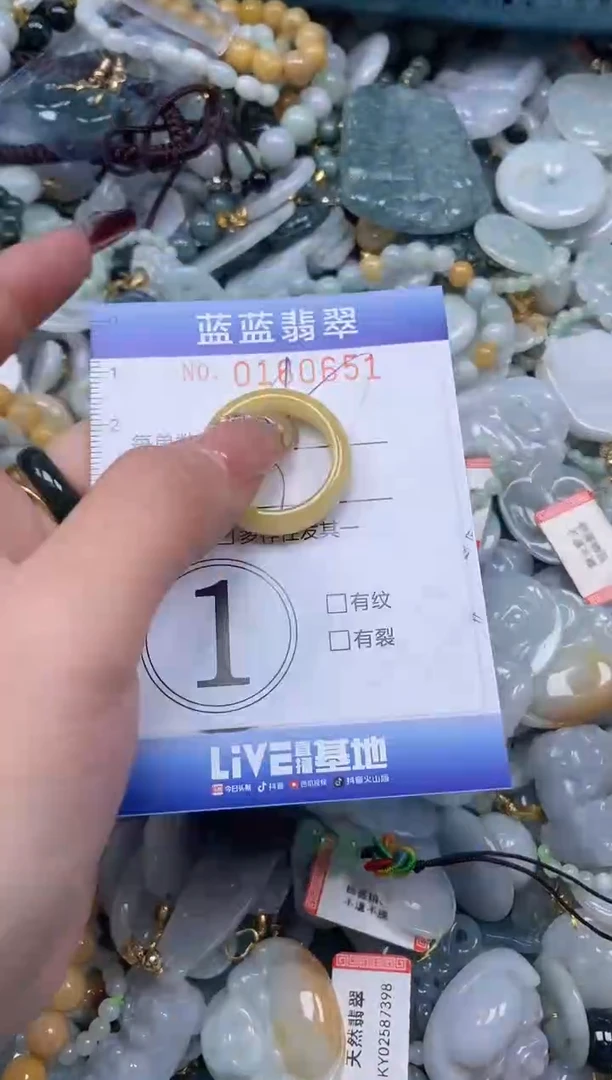 【闪购商品】翡翠颈饰未镶嵌闪购0160651多样性发其一