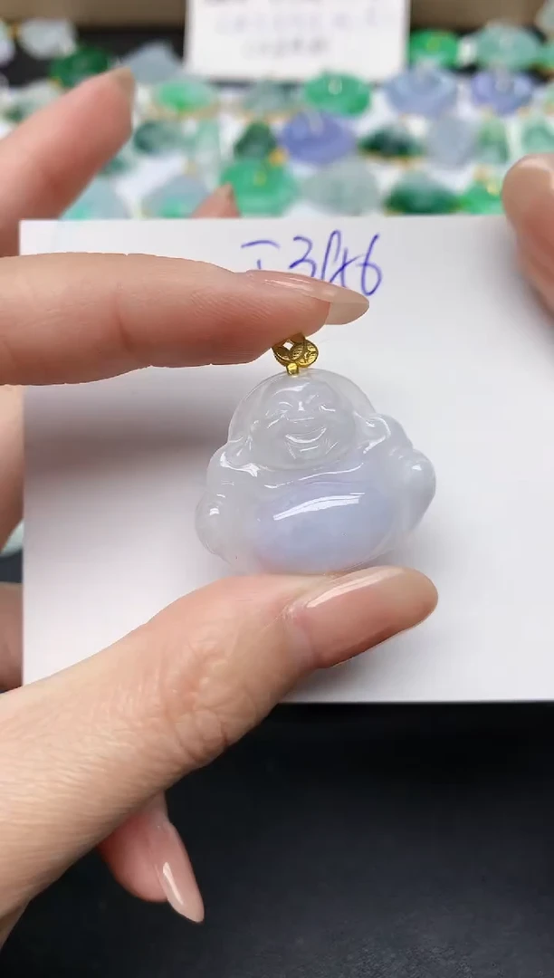 颈饰未镶嵌翡翠天然缅甸A货翡翠百元以上9元证书费自理