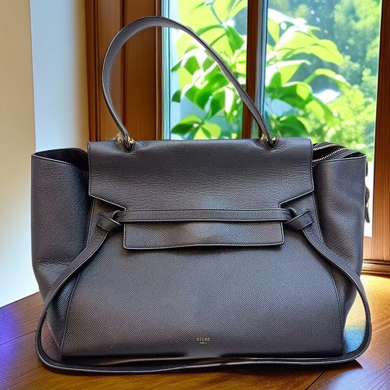 95新 Celine/思琳 黑色鲶鱼包 1171 1889