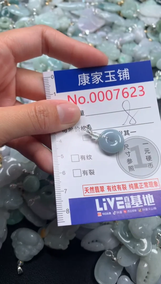 颈饰未镶嵌翡翠7623