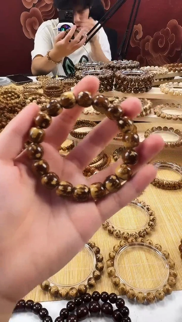 手串紫金鼠话*13mm 紫金鼠巧克力老型半实心