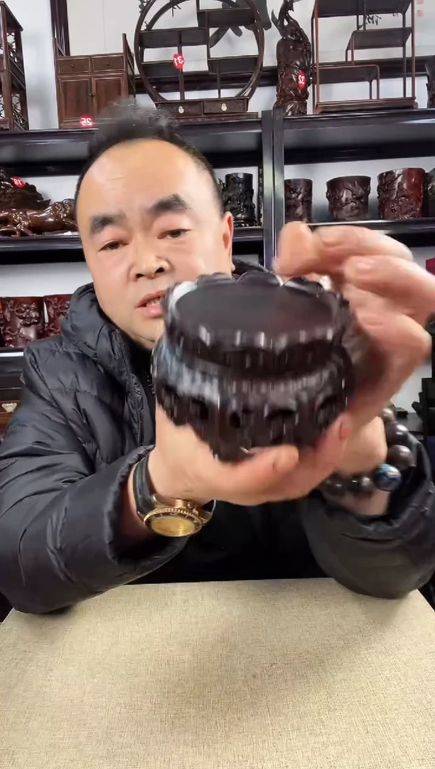 木老李红木工艺品新莲