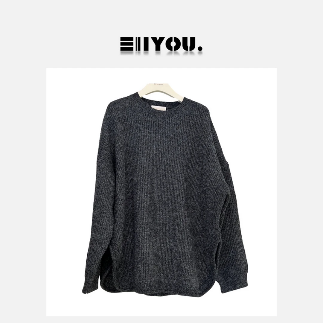 【ENYOU定制】灰色阔版毛衣