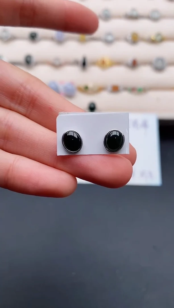 银S925镶嵌戒指翡翠111111111+6