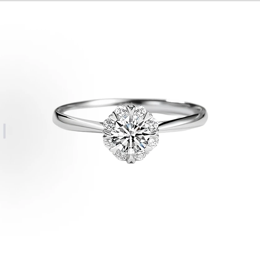 私人定制 八围一心女戒0.5ct
