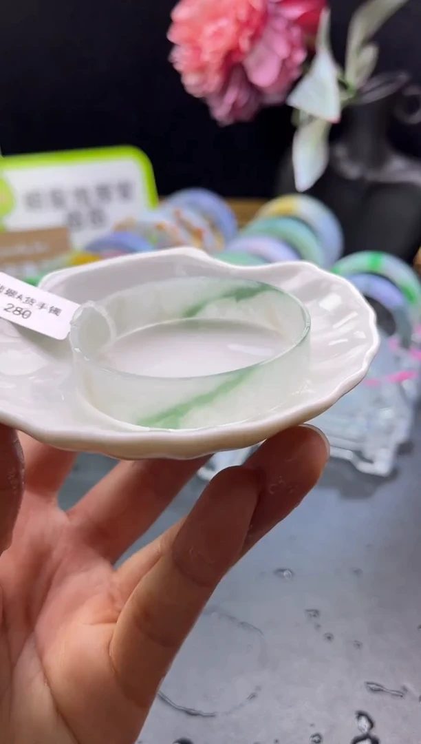 未镶嵌手镯定制翡翠52-53「定制不退不换」