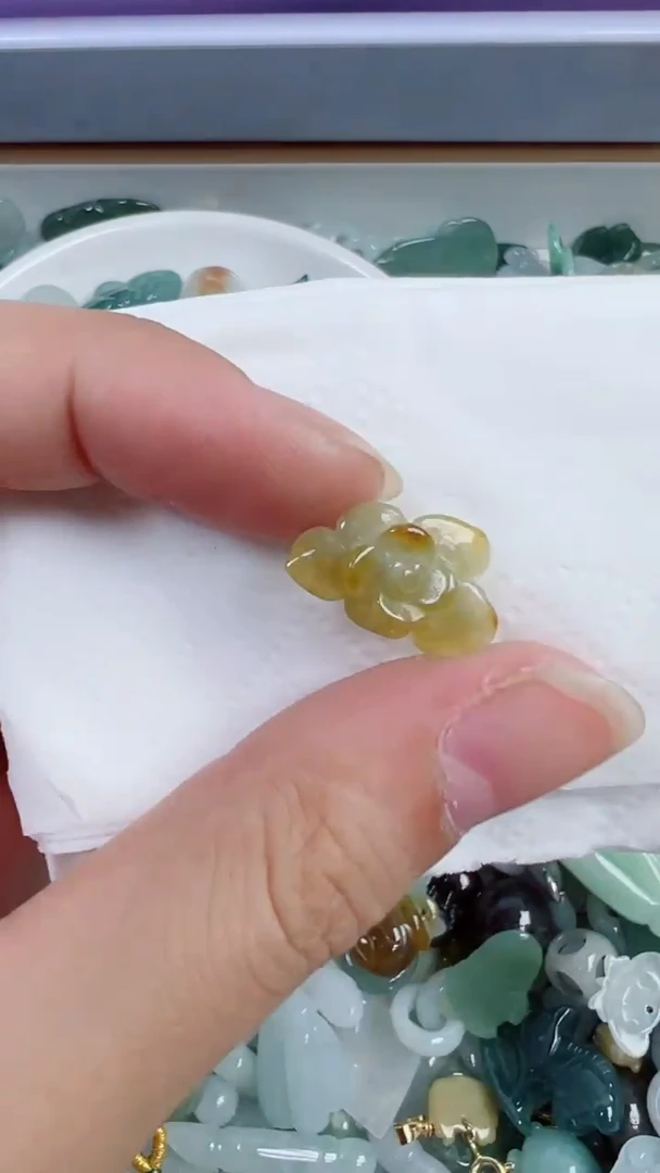 散珠翡翠521号链接，A货翡翠