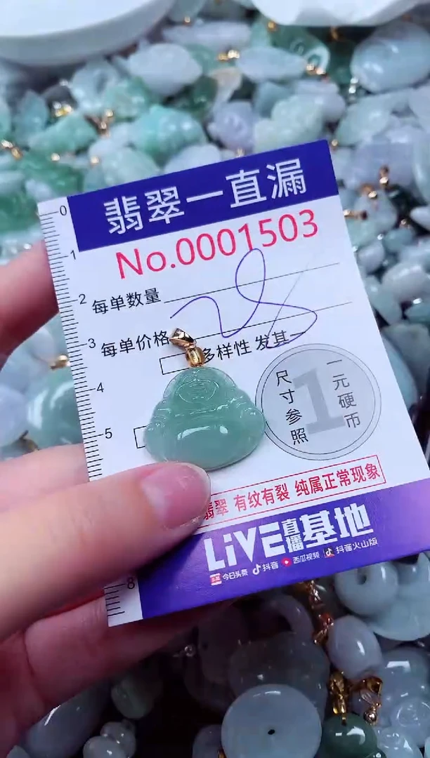 吊坠(不含链)未镶嵌翡翠1503