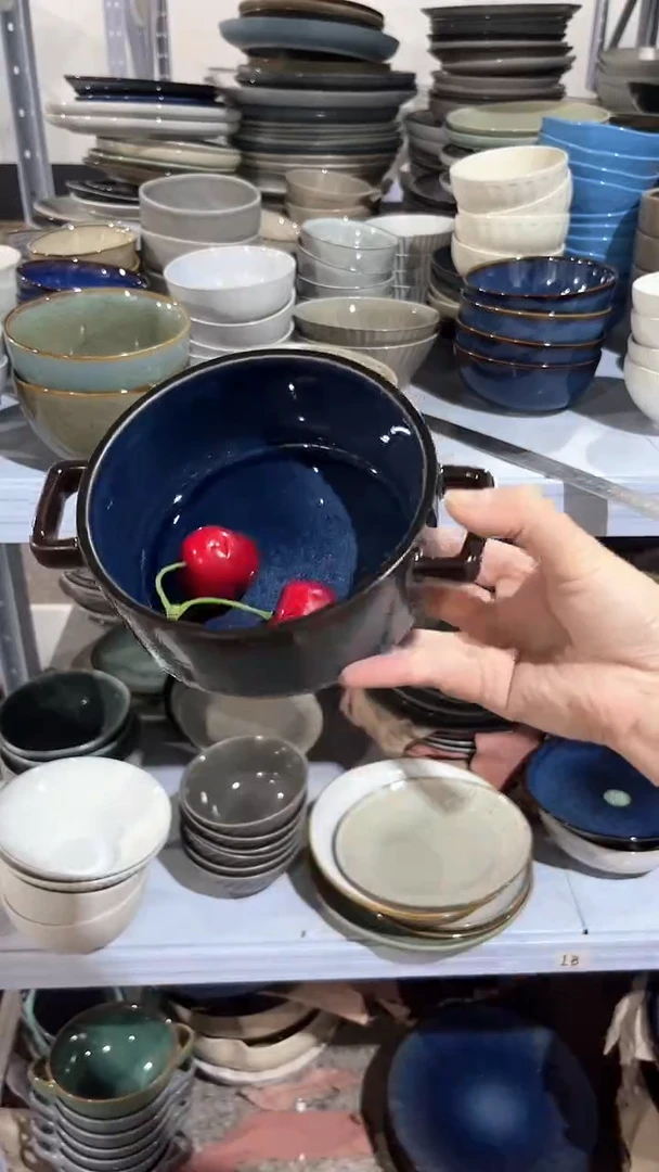 【闪购商品】瓷片外贸尾货瑕疵满20包邮X 新品双耳