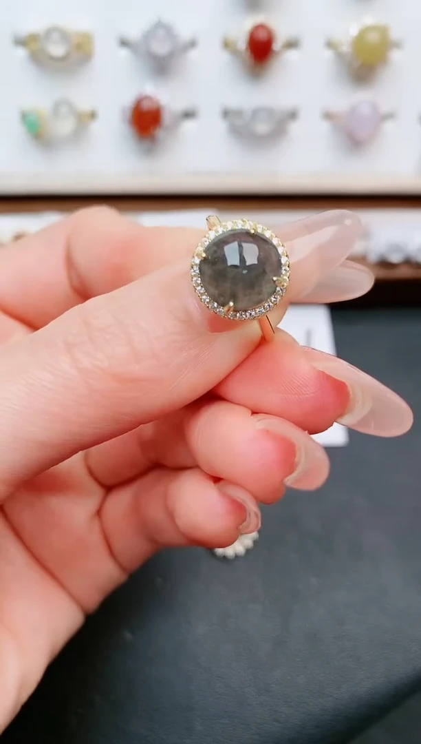 【闪购商品】翡翠戒指银S925镶嵌.....