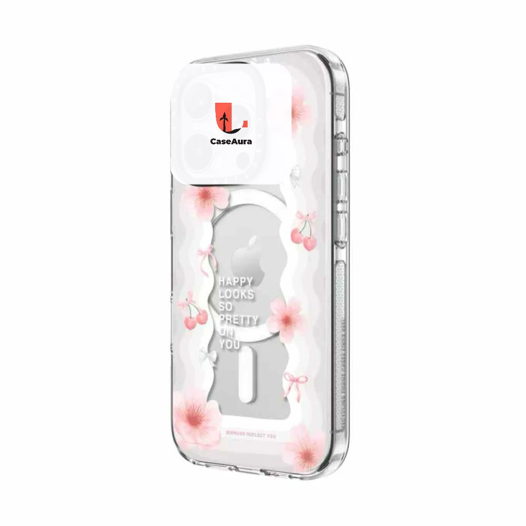 【冰晶磁吸❤️】卡通透明iphone16promax可爱防摔手机壳抗黄ins潮壳