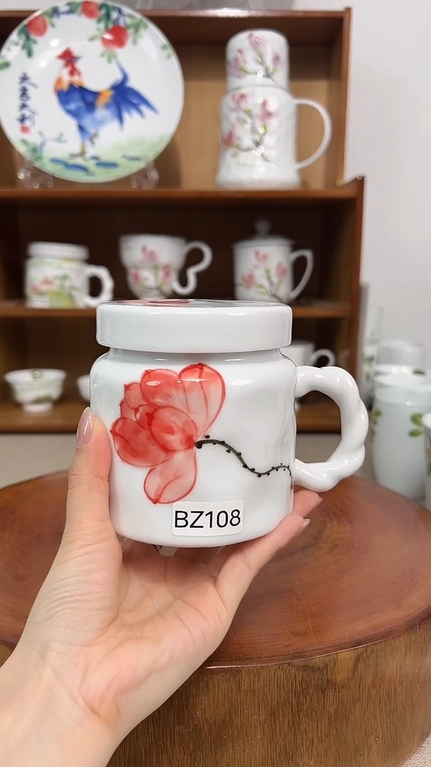 摆件景德镇手工手绘陶瓷餐具