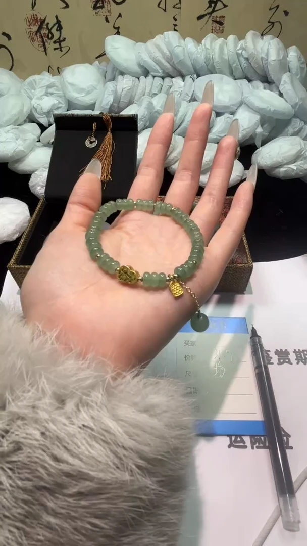 非金属仿水晶葫芦手链