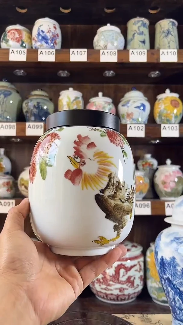 迎君陶瓷纯手工手绘18