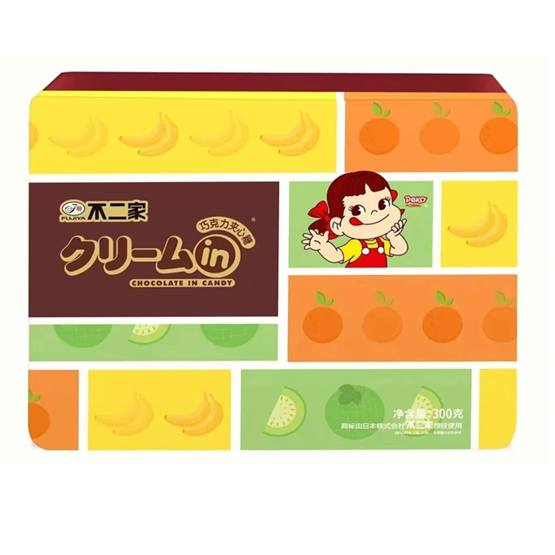 不二家巧克力夹心糖果礼盒300克/盒