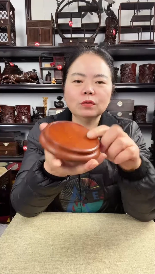 木黄新圆老李红木工艺品