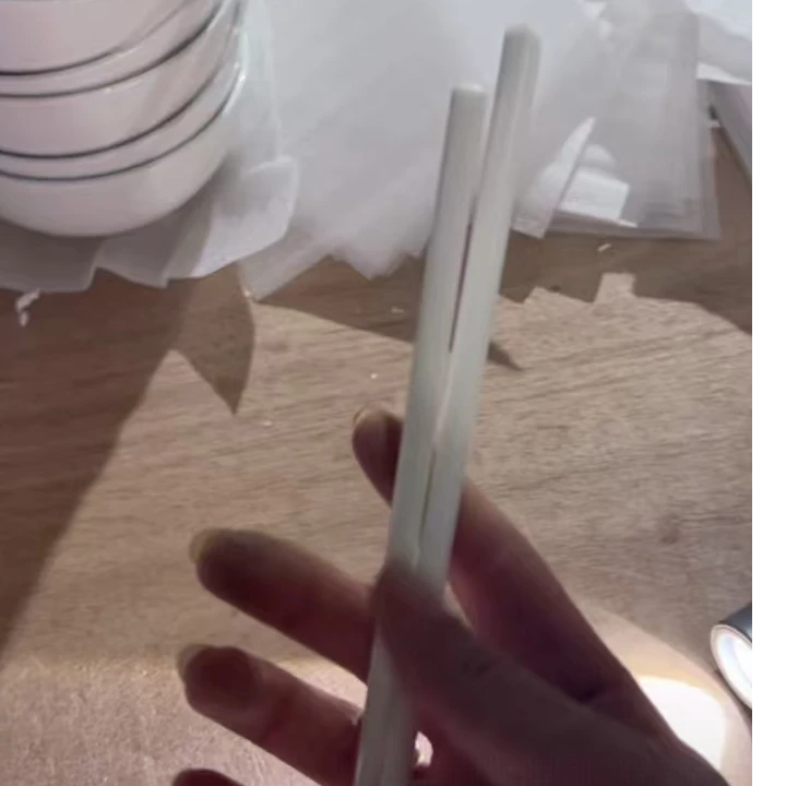 纯色陶瓷筷子10双