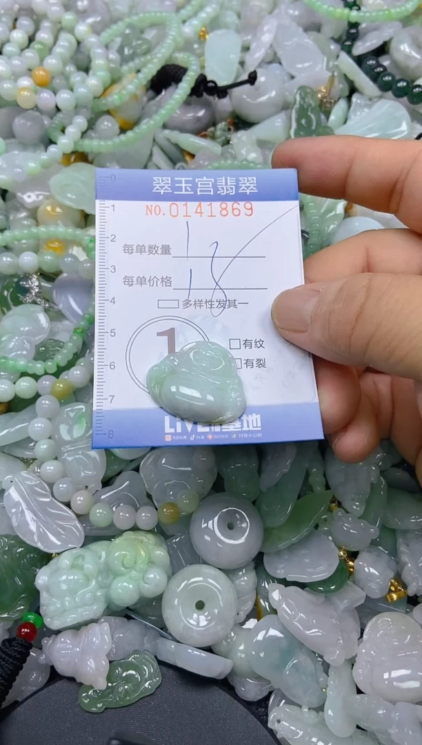 翡翠未镶嵌颈饰闪购0141869