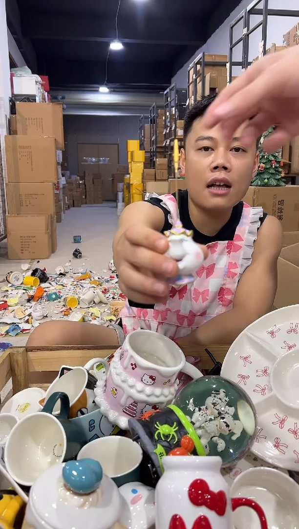 瓷片原盒茶壶太太名片夹